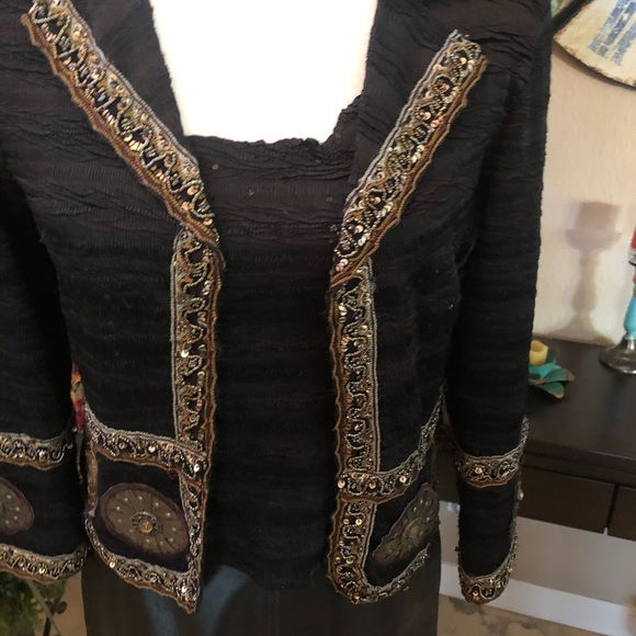 Stunning Alberto Makali Twin Set Embellished Med - Picture 2 of 7